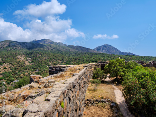 Paleokastro, Old Castle Ruins, Ancient Porphyris, Mandraki, Nisyros Island, Dodecanese photo