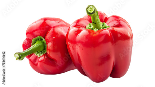 Bell Pepper isolated on white background