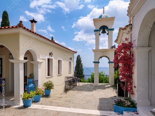 Panagia Spiliani Monastery, Pythagoreio, Samos Island, North Aegean photo