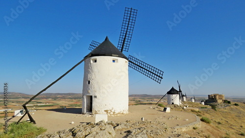 ancient windmills Consuegra Don Quixote monument rural tourism cultural interest