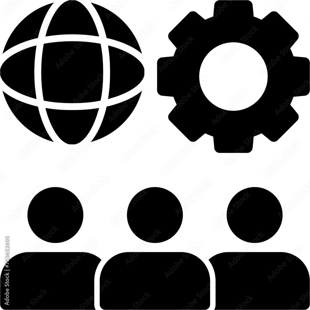 Obraz premium Company Culture Icon