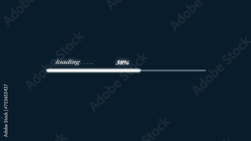 Wallpaper Mural Abstract new fast loading bar icon animation background. Torontodigital.ca