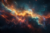 Breathtaking Space Scenery, Beautiful Universe, Generative AI
