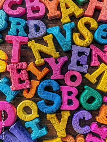 Background of colorful scat...