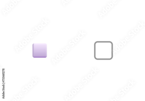 White small square