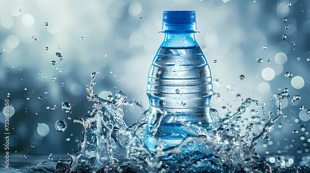 Bottle of water, healthy lifestyle concept Bottle of water, healthy lifestyle concept