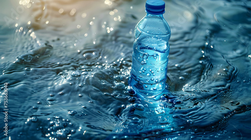 Wallpaper Mural Bottle of water, healthy lifestyle concept Torontodigital.ca