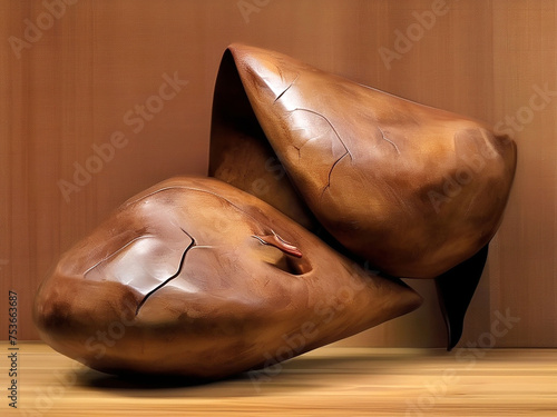 a leather piece