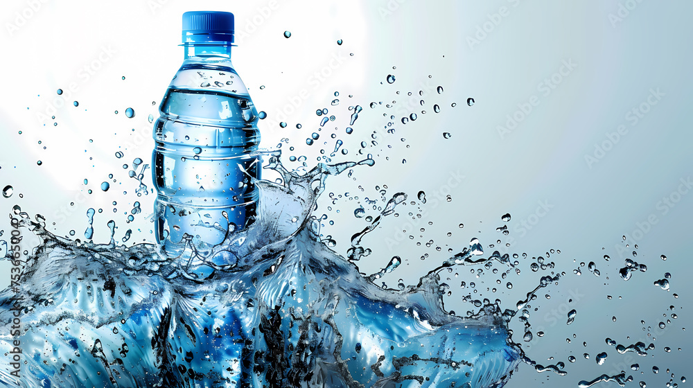 Bottle of water, healthy lifestyle concept Bottle of water, healthy lifestyle concept