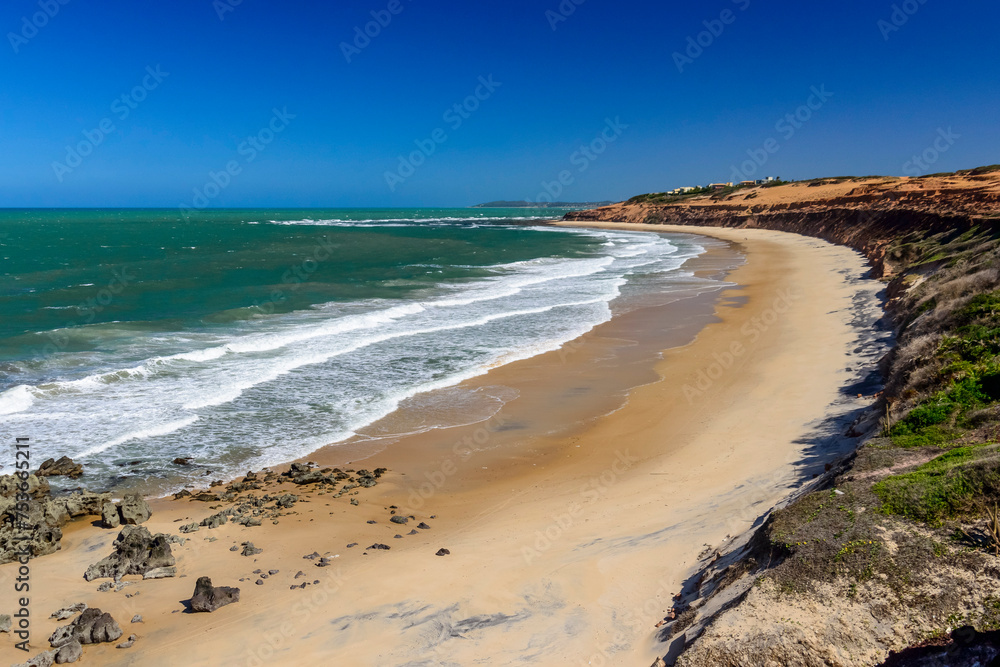 Sibaúma beach, near Natal and Pipa beach, in Tibau do Sul, Rio Grande do Norte, Brazil, on March 31, 2013.