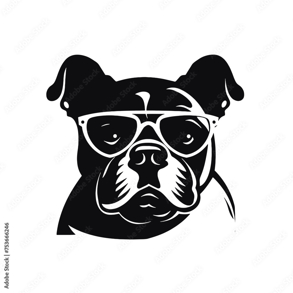 boxer dog silhouette boxer dog silhouette