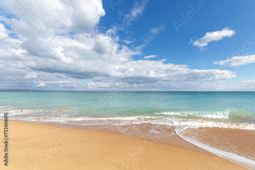 beach and sea