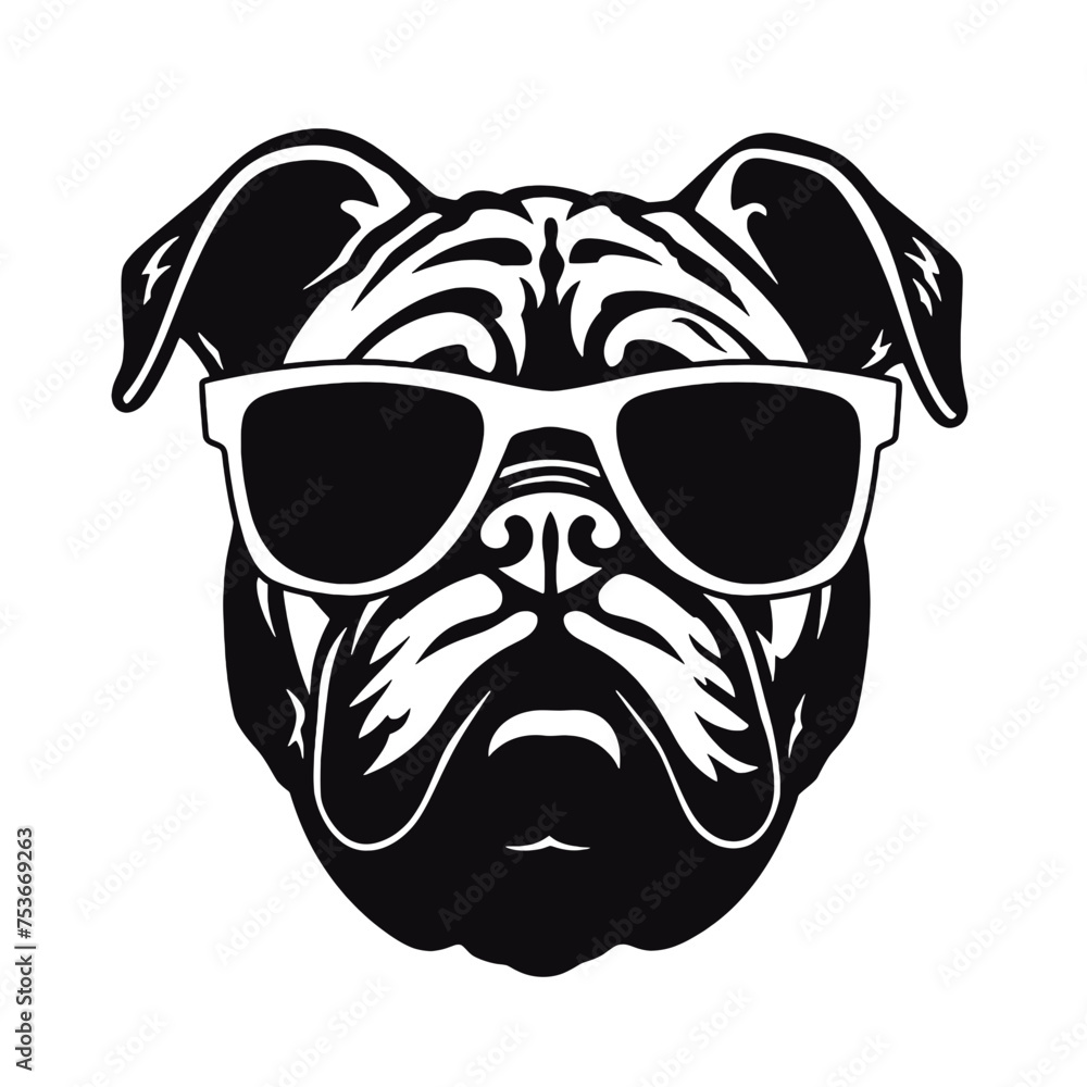 bulldog silhouette bulldog silhouette