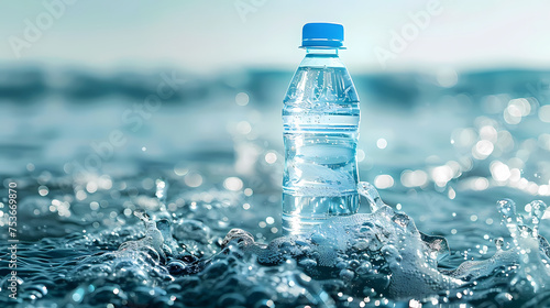 Wallpaper Mural photo of bottle with cool water Torontodigital.ca