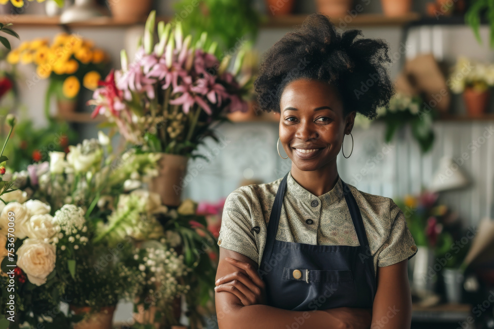 Portrait of florist shop owner Portrait of florist shop owner