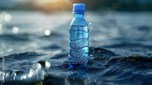 Wallpaper Mural photo of bottle with cool water Torontodigital.ca