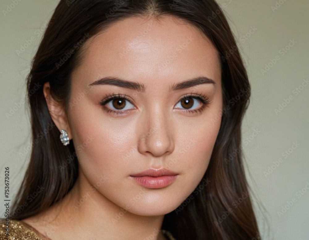 Image of a young Asian woman. AI generation Image of a young Asian woman. AI generation