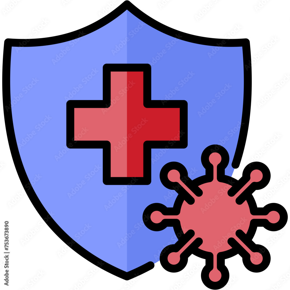 Obraz premium Virus Protection Icon