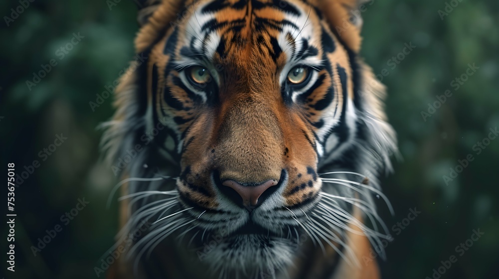 a cinematic and Dramatic portrait image for tiger a cinematic and Dramatic portrait image for tiger