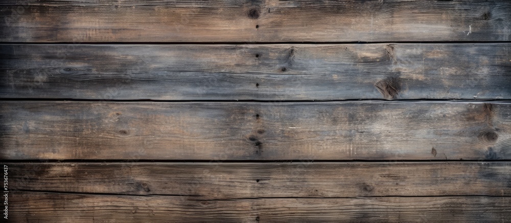 Aged weathered vintage wooden boards for background or texture