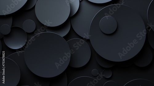 black circle background and wallpaper, modern circle geometric shape wallpaper