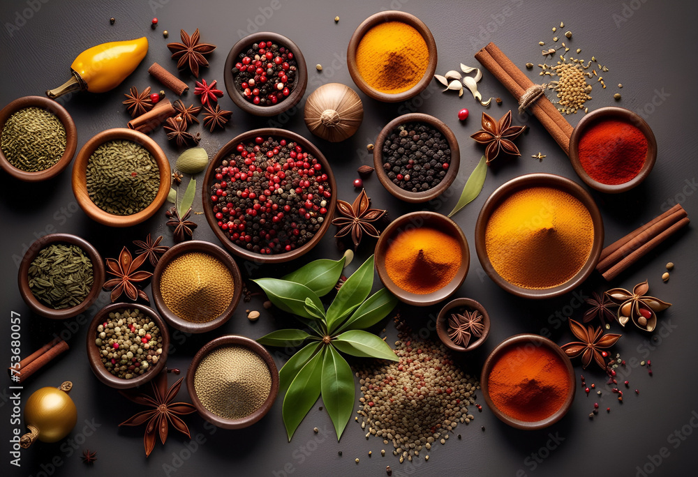 verity of spices on minimal background verity of spices on minimal background