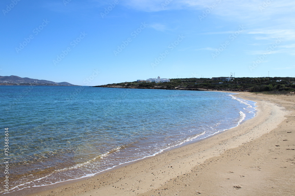 Rand eines Strandes auf Antiparos