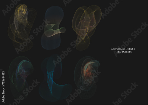 Abstract Line Distortion 04