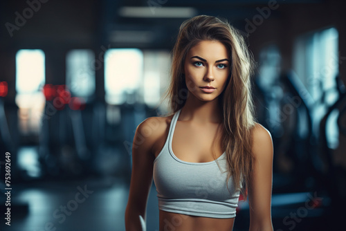 Free Download Portrait of a professional worker woman on blurred background generative AI - GFXLoad