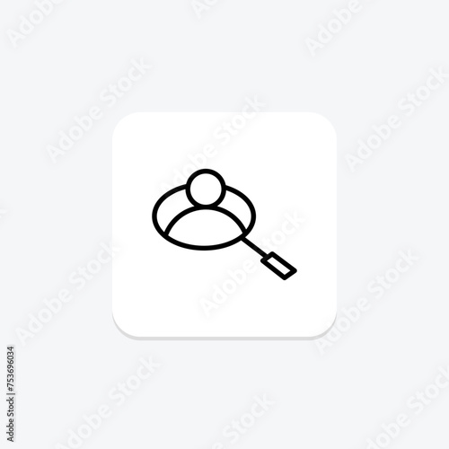 Ad Targeting icon, targeting, advertising, targetingoptions, online line icon, editable vector icon, pixel perfect, illustrator ai file