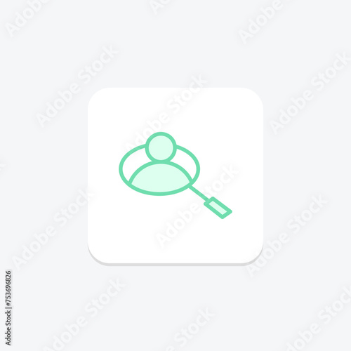 Ad Targeting icon, targeting, advertising, targetingoptions, online duotone line icon, editable vector icon, pixel perfect, illustrator ai file