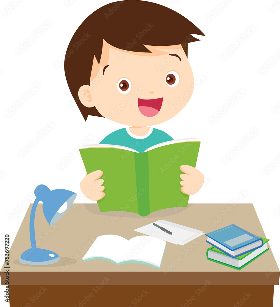 kid learning doing homework read and writing on desk kid learning doing homework read and writing on desk