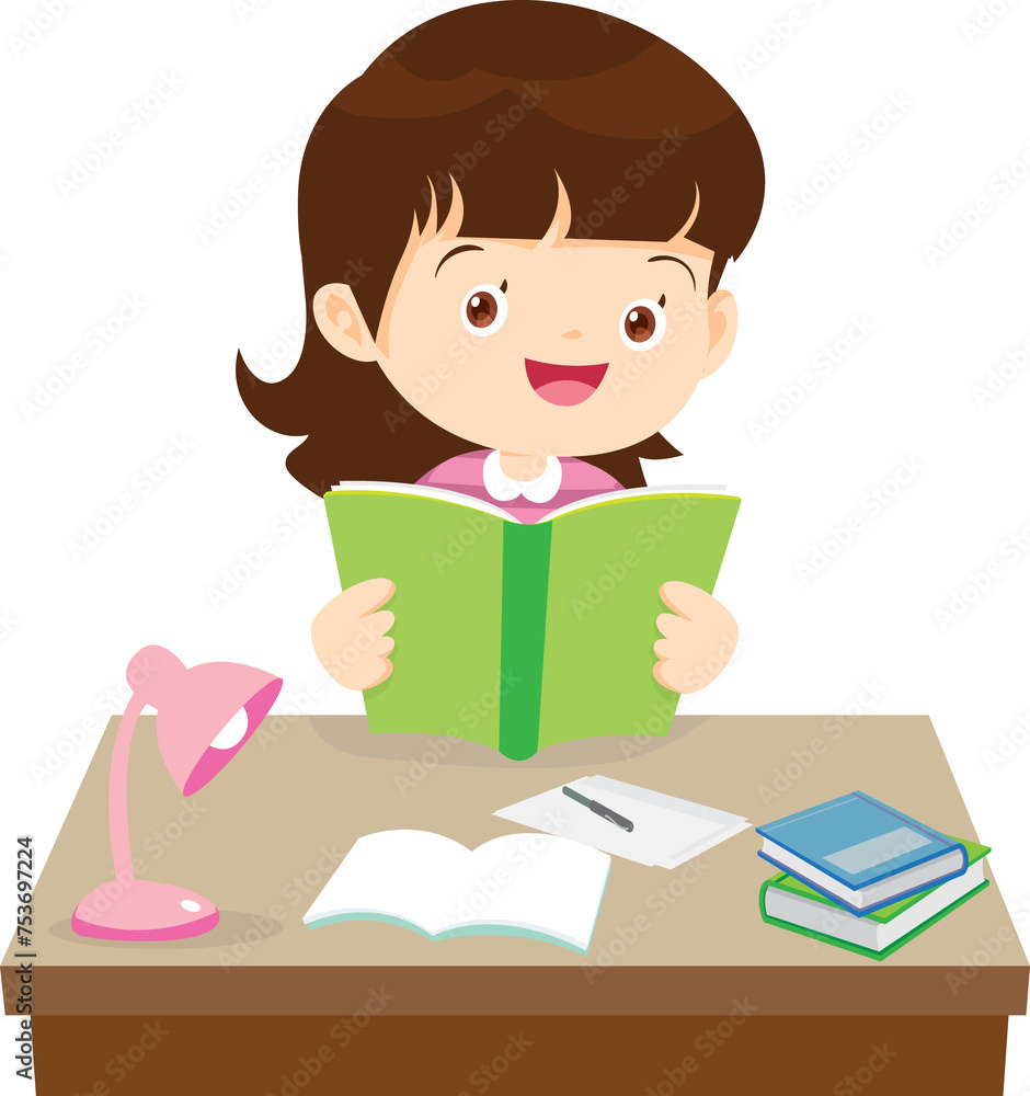 kid learning doing homework read and writing on desk kid learning doing homework read and writing on desk
