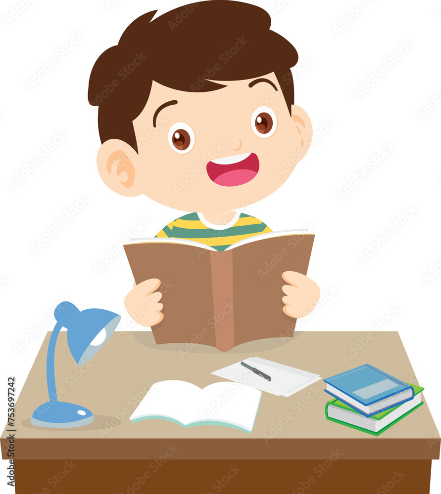 kid learning doing homework read and writing on desk kid learning doing homework read and writing on desk