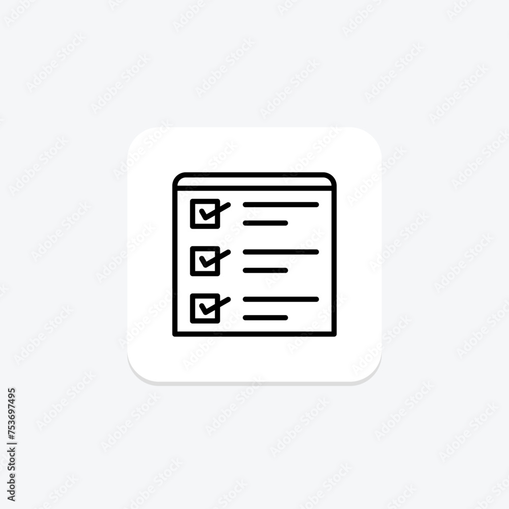 Forms icon, input, fields, web, app line icon, editable vector icon, pixel perfect, illustrator ai file Forms icon, input, fields, web, app line icon, editable vector icon, pixel perfect, illustrator ai file
