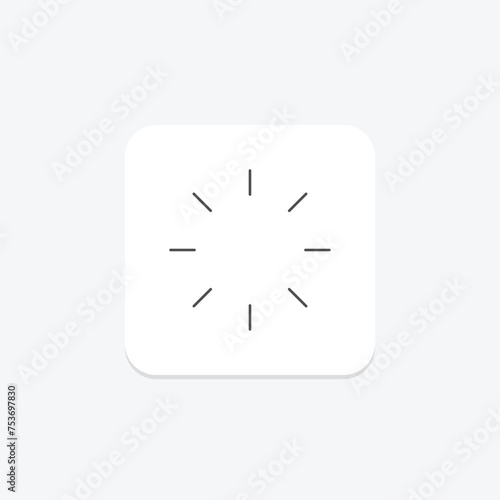 Loading Spinner icon, spinner, icon, ui, ux thinline icon, editable vector icon, pixel perfect, illustrator ai file