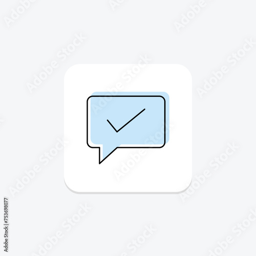 Free Download Success Message icon, message, alert, ui, ux color shadow thinline icon, editable vector icon, pixel perfect, illustrator ai file - GFXLoad