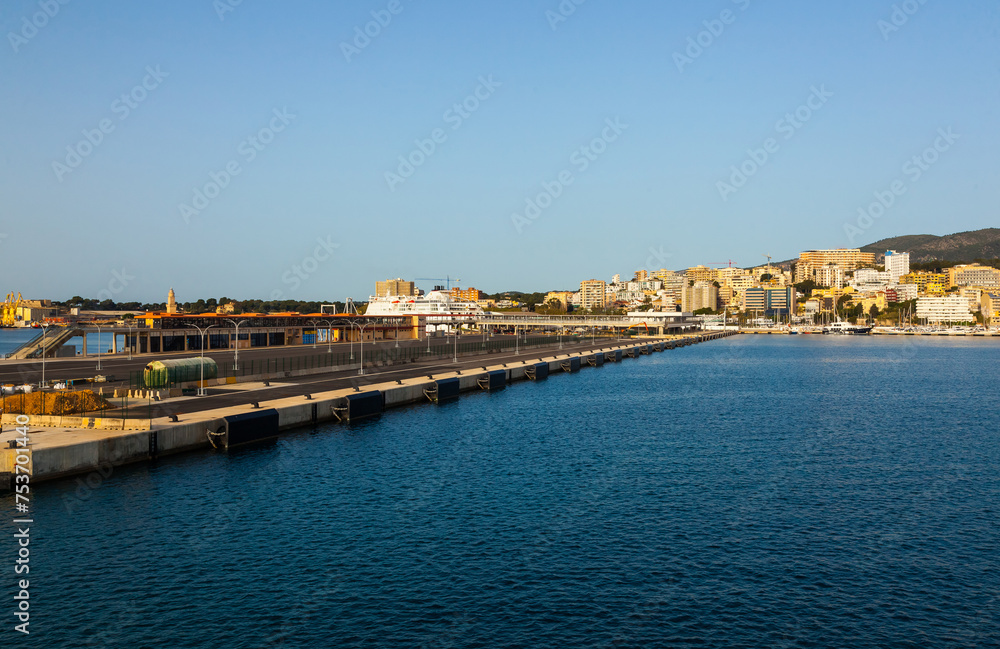 Berth in the port of the island of Palma de Mallorca.