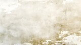 Textured abstract background in white with gold accents