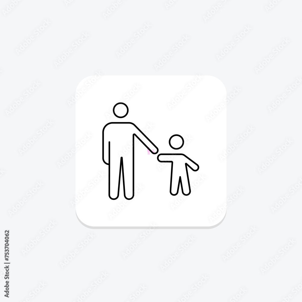 Father and Child Silhouette icon, child, silhouette, family, love color shadow thinline icon, editable vector icon, pixel perfect, illustrator ai file Father and Child Silhouette icon, child, silhouette, family, love color shadow thinline icon, editable vector icon, pixel perfect, illustrator ai file