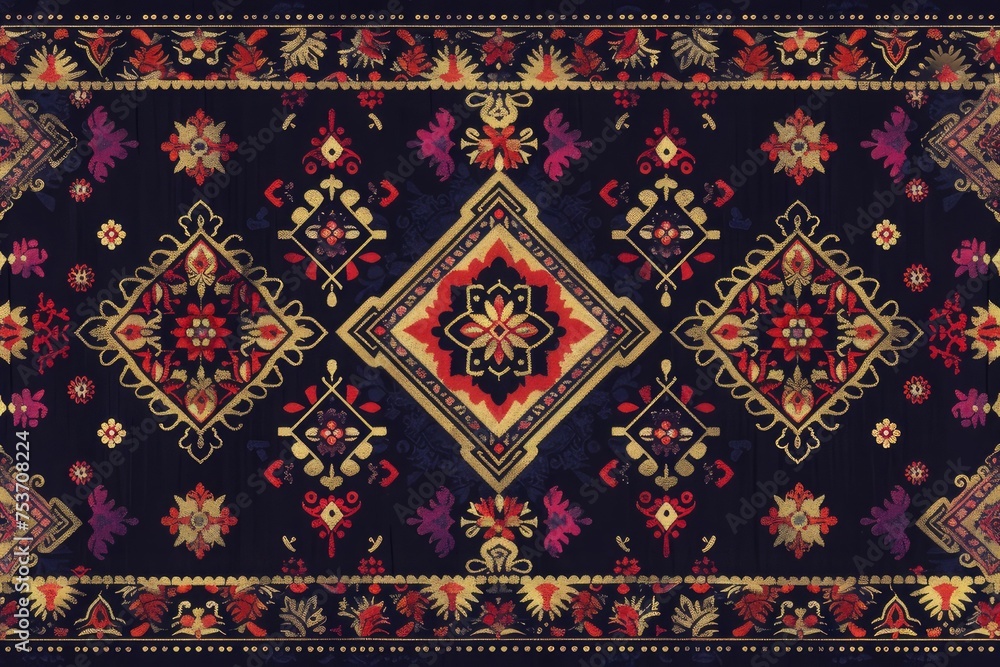 Ethnic Figure aztec embroidery style. Geometric ikat oriental traditional art pattern.Design for ethnic background,wallpaper,fashion,clothing,wrapping,fabric,element,sarong,graphic,vector illustration Ethnic Figure aztec embroidery style. Geometric ikat oriental traditional art pattern.Design for ethnic background,wallpaper,fashion,clothing,wrapping,fabric,element,sarong,graphic,vector illustration