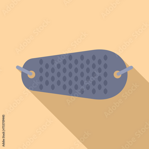 Snow winter spikes icon flat vector. Ice fishing activity. Season sport mountain
