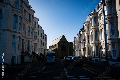 street in Scarborough, Victorian Housing and church