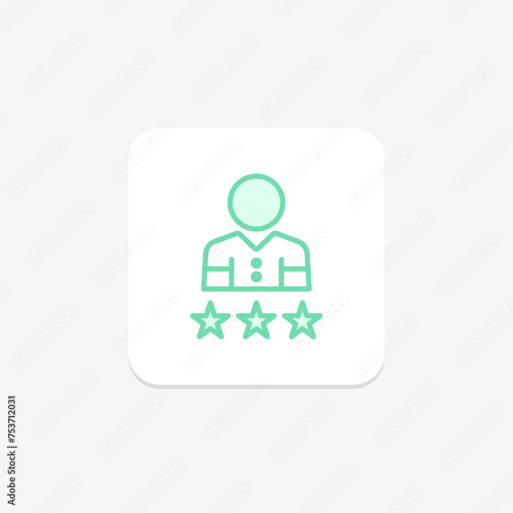 Customer Satisfaction icon, satisfaction, user, experience, design duotone line icon, editable vector icon, pixel perfect, illustrator ai file Customer Satisfaction icon, satisfaction, user, experience, design duotone line icon, editable vector icon, pixel perfect, illustrator ai file