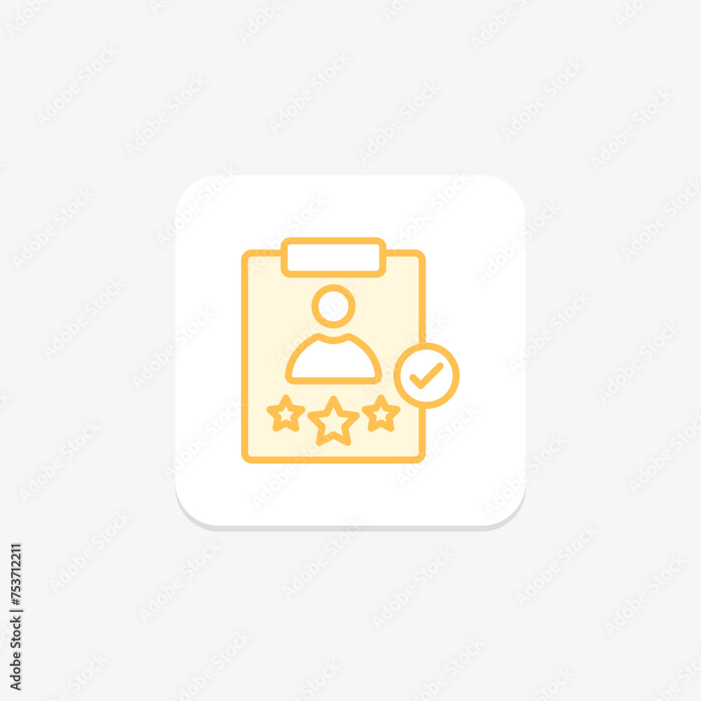 User Experience Evaluation icon, experience, evaluation, design, interface duotone line icon, editable vector icon, pixel perfect, illustrator ai file User Experience Evaluation icon, experience, evaluation, design, interface duotone line icon, editable vector icon, pixel perfect, illustrator ai file
