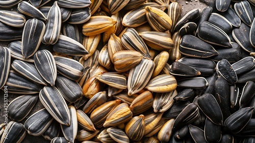 collection of sunflower seeds, rich in vitamin E and selenium