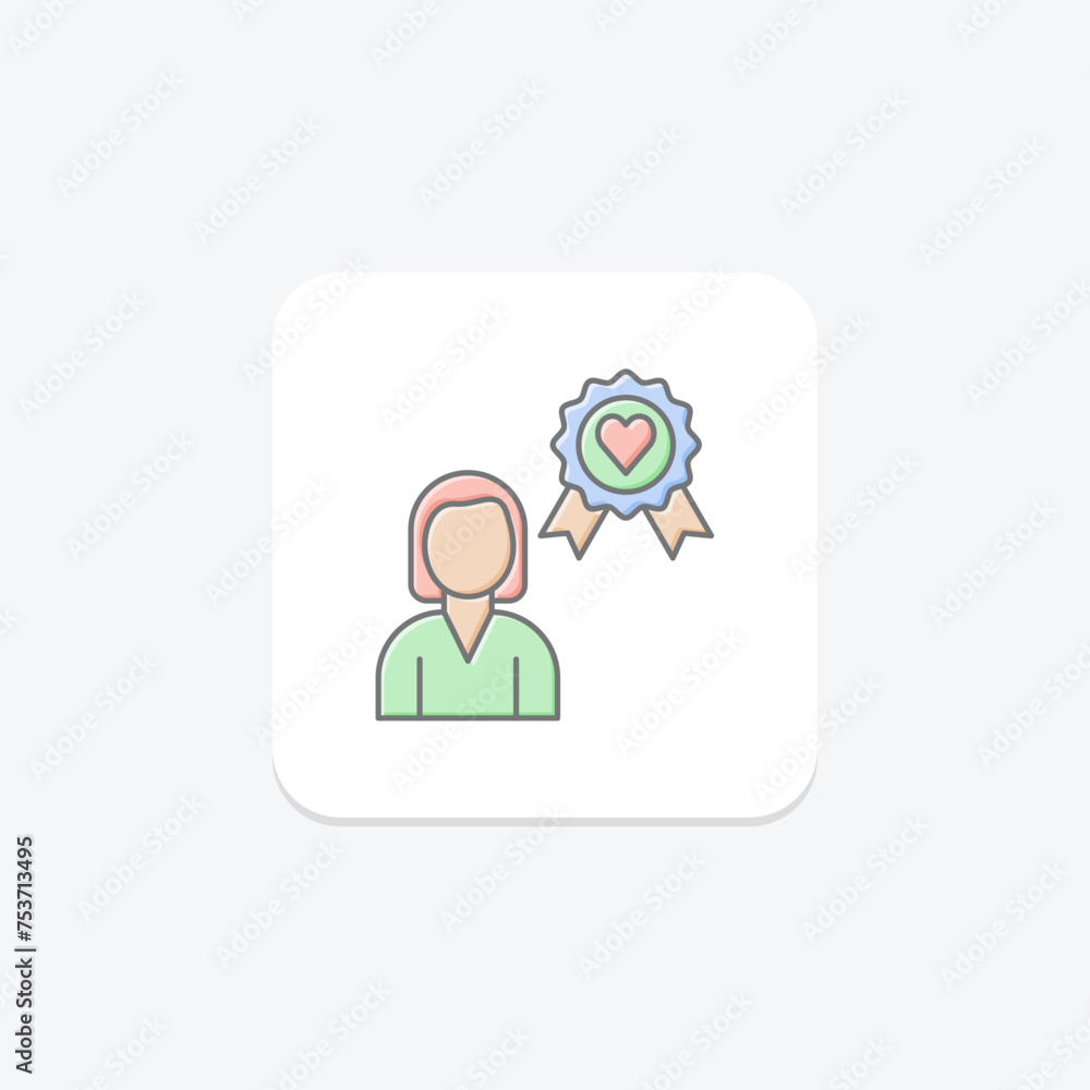 Teacher Appreciation icon, appreciation, education, thanks, gratitude lineal color icon, editable vector icon, pixel perfect, illustrator ai file Teacher Appreciation icon, appreciation, education, thanks, gratitude lineal color icon, editable vector icon, pixel perfect, illustrator ai file