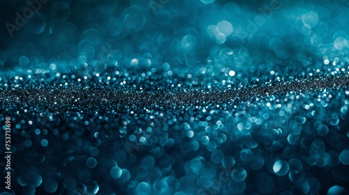 Dark blue teal glittery texture background