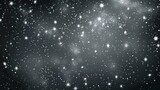Glittering stars on a dark grey sky background