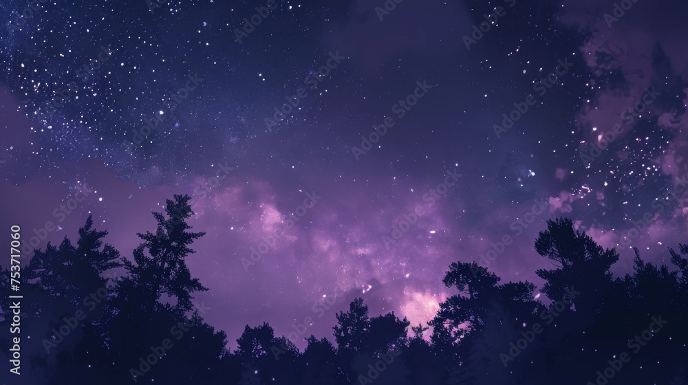Midnight navy and frosted lilac serene night sky Midnight navy and frosted lilac serene night sky